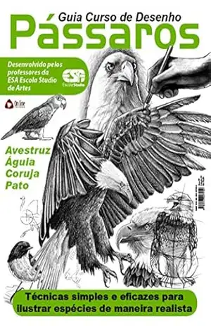 Guia Curso de Desenho Passaros - On Line Editora