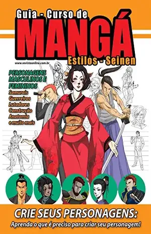 Guia Curso de Mangá – Estilo Seinen Ed.01 (Guia Curso de Desenho Livro 1) – On Line Editora