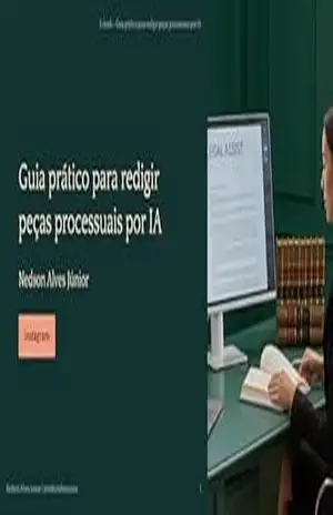 Guia prático para redigir peças processuais por IA – Nedson Alves Junior