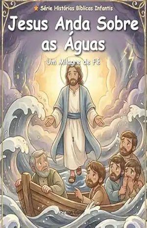 Jesus Anda Sobre as Águas: História bíblica infantil sobre fé e confiança em Deus – leitura fácil para crianças (Histórias Bíblicas Infantis Livro 8) – Renan Calaf
