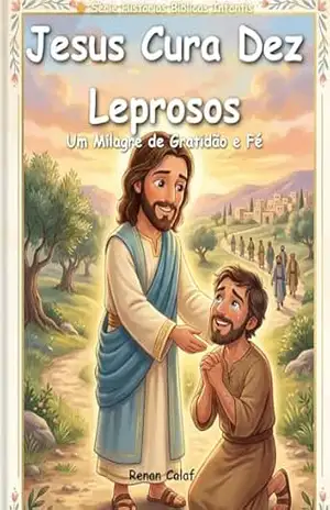 Jesus Cura Dez Leprosos: História bíblica infantil sobre gratidão e fé – leitura fácil para crianças (Histórias Bíblicas Infantis Livro 35) – Renan Calaf