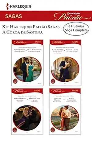 Kit A Coroa de Santina (Kit Harlequin Paixão Sagas) - Penny Jordan