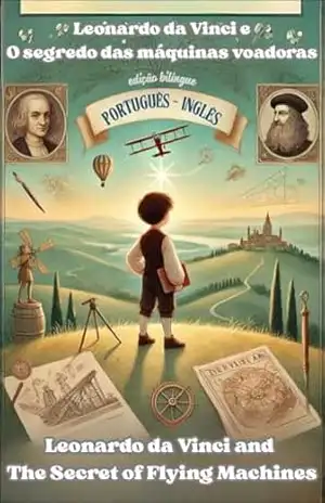 Leonardo da Vinci e o segredo das máquinas voadoras: edição bilíngue: português / inglês – Augusto  da Rosa