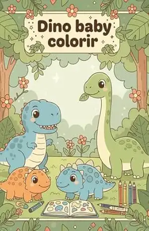 Livro Colorir – Dino Baby – Grazielle Santos