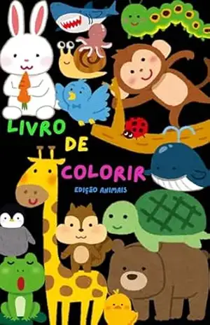 Livro de animais para colorir: Livro animais colorir para criança – Ana  Herrero