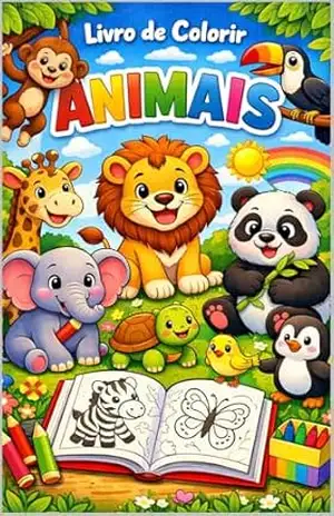 Livro de Colorir: Animais (Livros de colorir 1) – David Hara