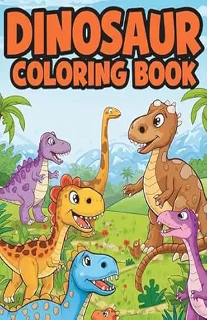Livro de colorir Dinossauros: Dinossauros para colorir – Carolina Cardoso