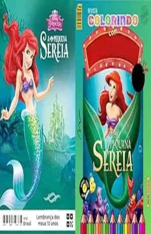Livro de colorir: Pequena sereia – Dayane Pereira