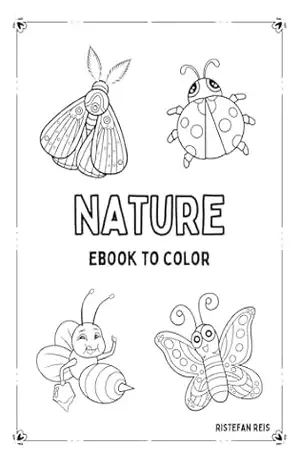 Livro natureza para colorir – Ristefan Reis