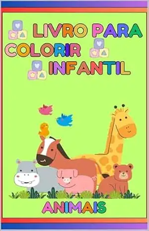 Livro para Colorir Infantil: Animais – Jaqueline Silva