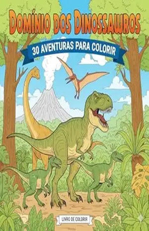Livro para colorir: Livro para colorir Tema: Dinossauros – Rafael Rodrigues