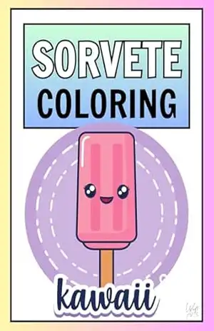 Livro para colorir sorvetes kawaii – Lola Arts