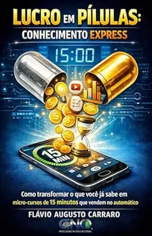 Lucro em Pilulas e Conhecimento Express: Como transformar o que você já sabe em micro–cursos de 15 minutos – Flavio Augusto  Carraro