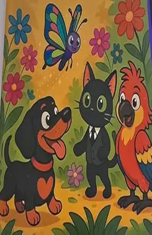 Luke, Paws e Rio no Arco–Íris da Floresta – Morgana  Bergmann
