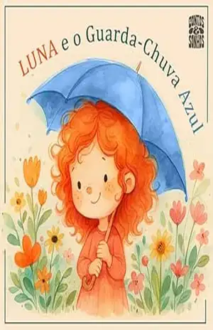 Luna e o Guarda–Chuva Azul: Livro infantil ilustrado com atividades (Contos & Sonhos 1) - Sr. Contador de Contos