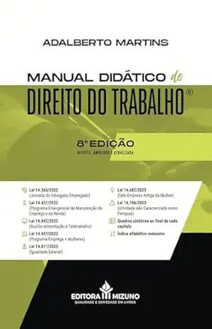 Manual Didático de Direito do Trabalho 8ª edição (2024) – Adalberto Martins