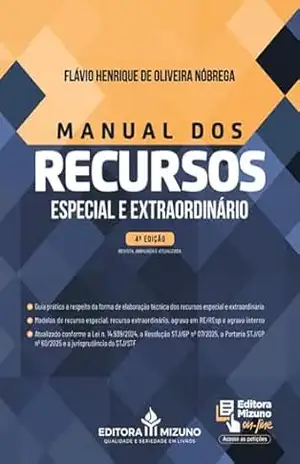 Manual dos Recursos Especial e Extraordinário 4ª edição (2025) - Flávio Henrique de Oliveira Nóbrega