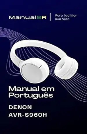 Manual em Português do Receiver DENON AVR–S960H: Completo e Ilustrado – Marccos De Souza