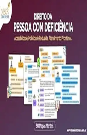 Mapas de Direito da Pessoa com Deficiência (Mapas Mentais para Concursos Públicos) – Check Concursos
