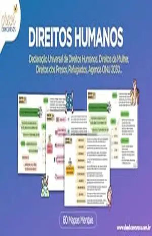 Mapas mentais de Direitos Humanos (Mapas Mentais para Concursos Públicos) – Check Concursos