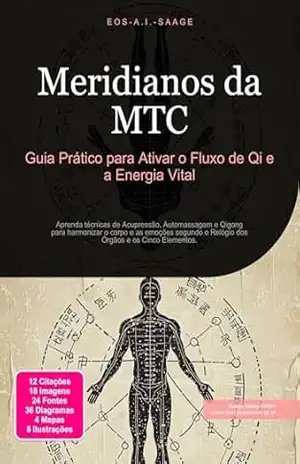 Meridianos da MTC: Guia Prático para Ativar o Fluxo de Qi e a Energia Vital (Medicina Tradicional Chinesa Livro 1) - Eos A.I. Saage