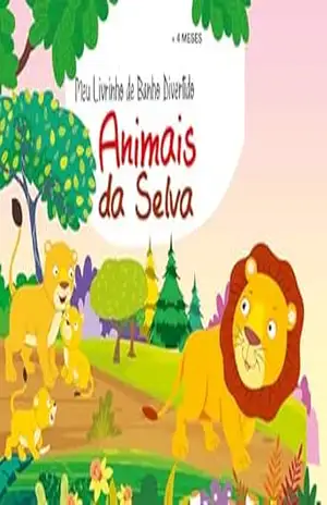 Meu Livrinho de Banho Divertido – Animais da Selva – On Line Editora