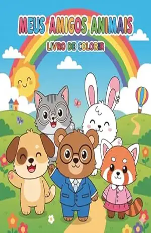 Meus Amigos Animais: Livro infantil para colorir - Alice  Aiko