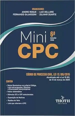Mini CPC – Código de Processo Civil: Lei 13.105/2015 – Andre Roque