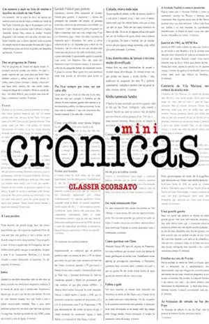 Minicrônicas – Classir Scorsato