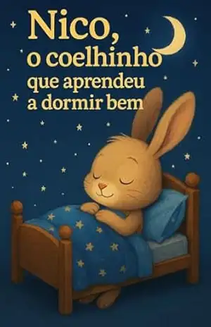 Nico, o coelhinho que aprendeu a dormir bem.: Este livro infantil é para crianças que resistem à hora de dormir e adultos que querem ensinar o valor do descanso com carinho e diversão – Leilah  Miranda