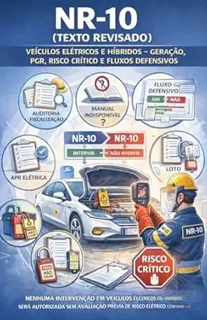 NR–10 REVISÃO 2026 – INFLUENCIA NA REPARAÇÃO DE VEÍCULOS ELÉTRICOS: Veículos Elétricos e Híbridos: Gestão Completa de Riscos, APR, POP, LOTO, PGR e Defesa Jurídica com ABNT PR 1025 – ALBERTO MEYER