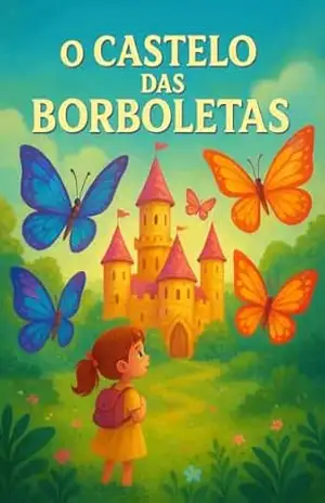 O Castelo das Borboletas: um reino escondido onde borboletas gigantes protegem segredos de amizade. – Felipe Pimentel