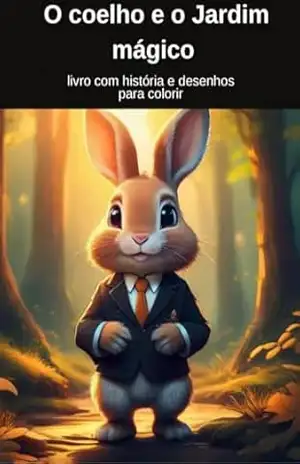 O coelho e o jardim mágico: Livro com história e desenhos para colorir – Anderson  Phellipe