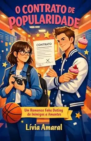 O Contrato de Popularidade: Um Romance Fake Dating de Inimigos a Amantes. – Lívia Amaral