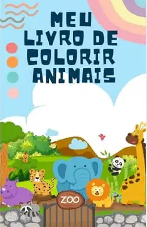 O meu livro de colorir animais: Colorir animais – ANDERSON VERAS