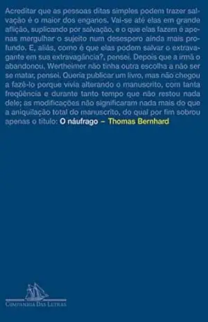 O náufrago – Thomas Bernhard