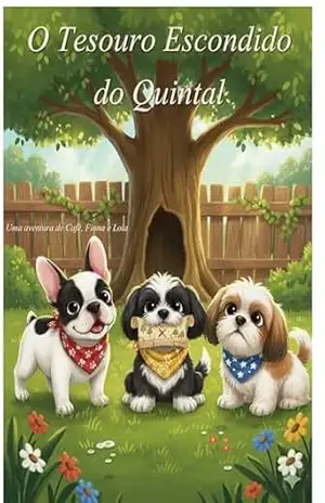 O Tesouro Escondido do Quintal: Uma aventura de Café, Fiona e Lola – E. B.