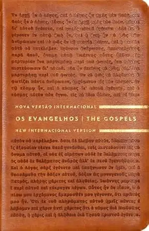 Os Evangelhos – Edição Bilíngue, Português / Inglês, NVI / NIV, com palavras de Jesus em azul – Capa flexível – Thomas Nelson Brasil
