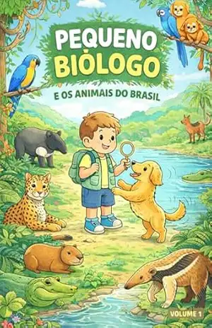 Pequeno Biólogo e os animais do Brasil (Histórias e desenhos para colorir): Volume 1 – Colibri Colibri