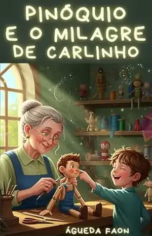 PINÓQUIO E O MILAGRE DE CARLINHO: “Quando o amor é costurado com carinho, até a madeira aprende a bater como um coração.” – ÁGUEDA FAON
