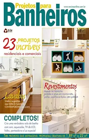 Projetos para Banheiros: Edição 8 – On Line Editora