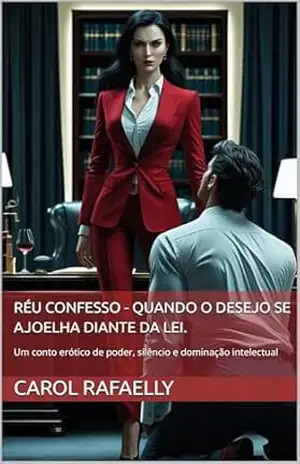 RÉU CONFESSO – Quando o desejo se ajoelha diante da lei.: Um conto erótico de poder, silêncio e dominação intelectual – Carol Rafaelly