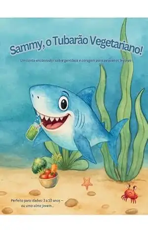 Sammy, o Tubarāo VEGETARIANO!: Um conto encantador sobre gentileza e coragem para pequenos leitores. – LeLuc LiNas