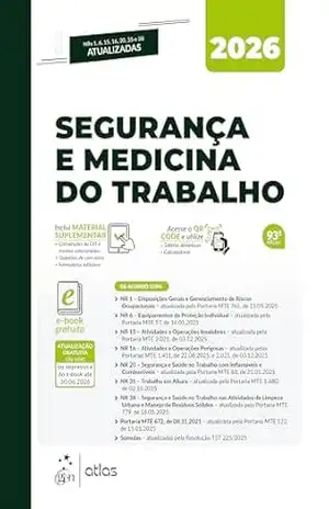 Segurança e Medicina do Trabalho – 93ª Edição 2026 – Equipe Atlas