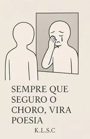 Sempre que seguro o choro, vira poesia – K.L S.C