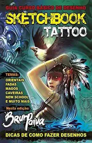 Sketchbook – Tattoo: Guia Curso Básico de Desenho – On Line Editora