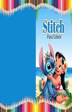 Stitch para Colorir – Aline Silva