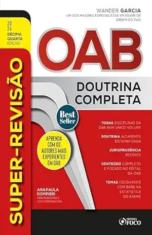 SUPER–REVISÃO OAB: DOUTRINA COMPLETA – Adolfo Nishiyama