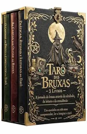 Tarô das Bruxas – 3 Livros – A jornada da bruxa através do símbolo, da leitura e da consciência: Um caminho em três atos: compreender, ler e integrar o tarô – Noetrix