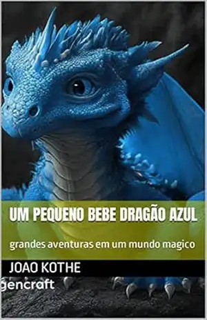 um pequeno bebe dragão azul – JOAO KOTHE